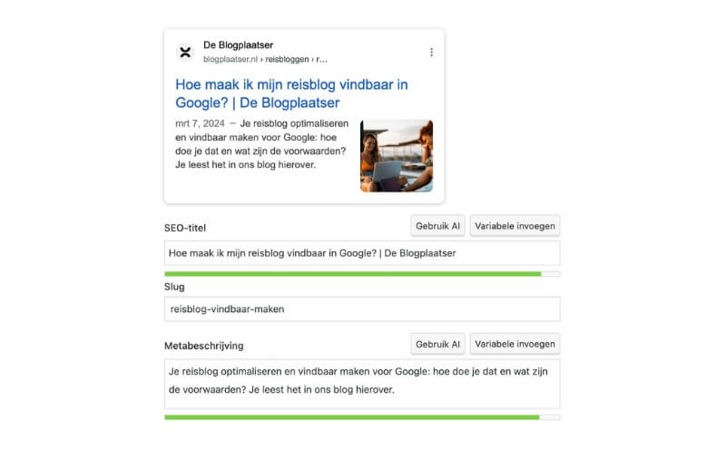Hoe maak je een reisblog vindbaar in Google?