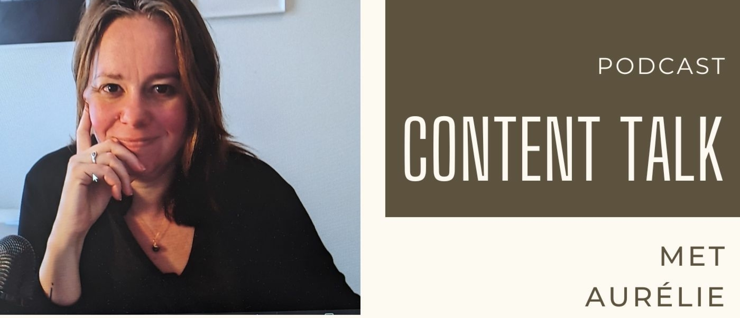 Op bezoek bij de Content Talk podcast van Aurélie Veltema