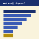 Schema van de vijf lagen tussen je zakelijke saldo en wat je als zzp'er werkelijk kunt uitgeven