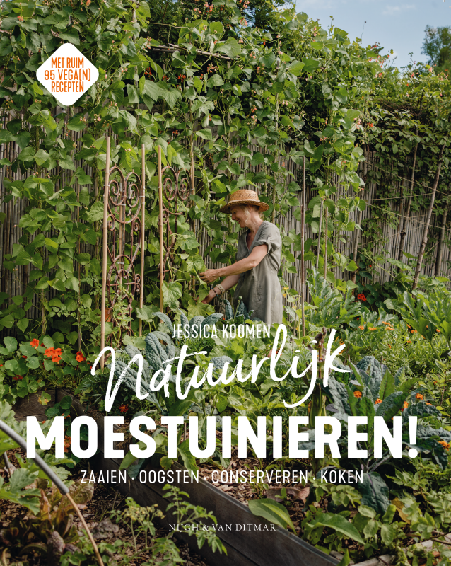 Natuurlijk Moestuinieren! Hét moestuin- en kookboek van 2024