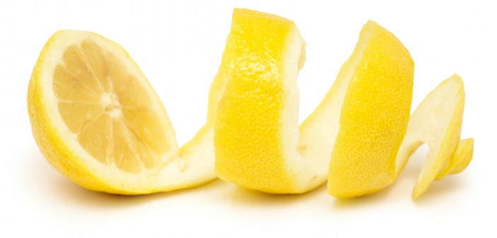 De gezonde citroenschil