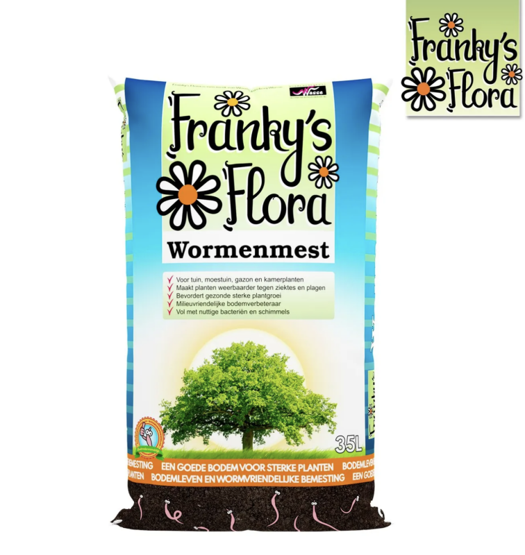 wormenkwekerij wasse voorzaaien in wormenmest vermicompost