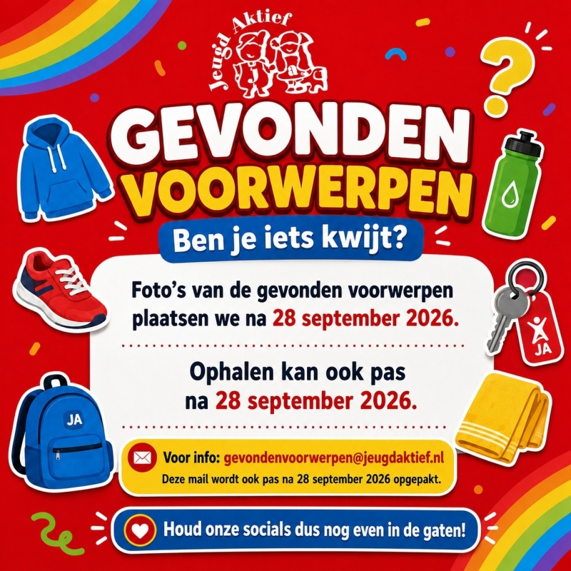Gevonden voorwerpen poster Gevonden voorwerpen poster
