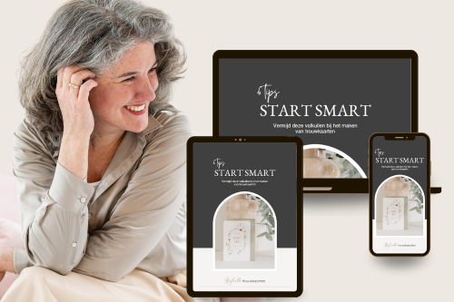Met deze Start Smart voorkom je 6 valkuilen bij het maken van trouwkaarten