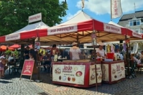 Poffertjeskraam huren Utrecht tentopstelling
