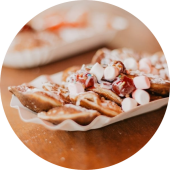 Poffertjeskraam Huren Twente - poffertjes toppings