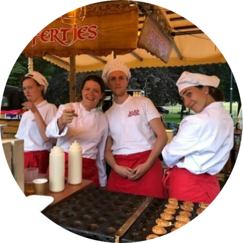 Poffertjeskraam huren Utrecht - team
