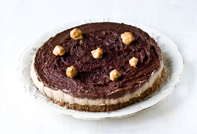 Peanutbutter & Chocolate Taart