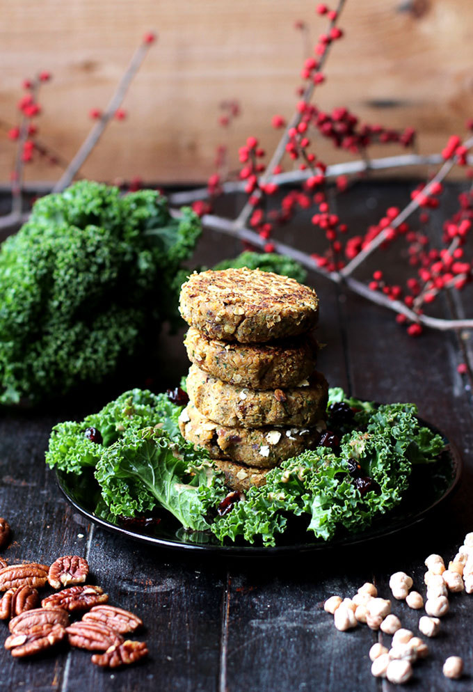 Kerstburgers-vegan-pecannoten-cranberries-recept2