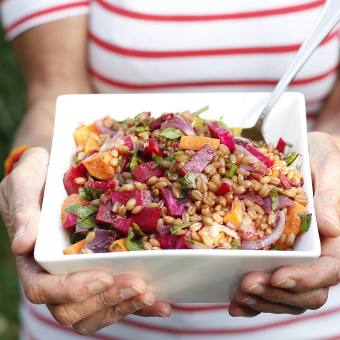 spelt & bieten salade