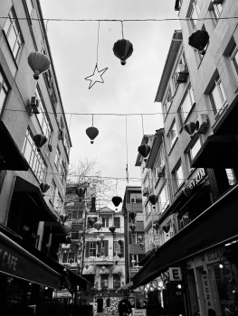 foto van straat in istanbul