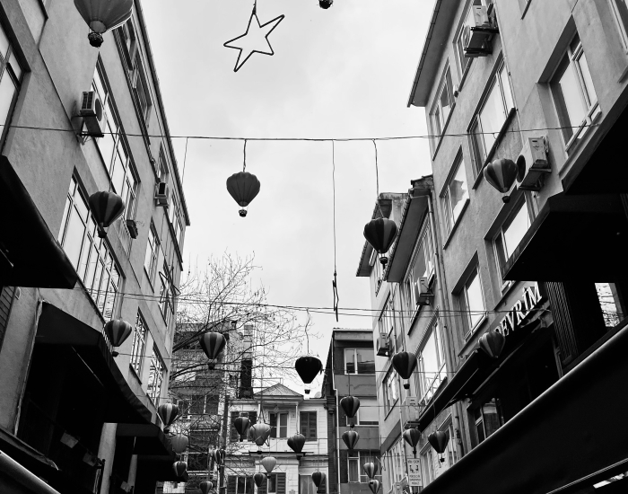 foto van straat in istanbul