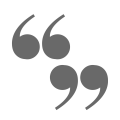 icoon quote teken voor testimonials reviews