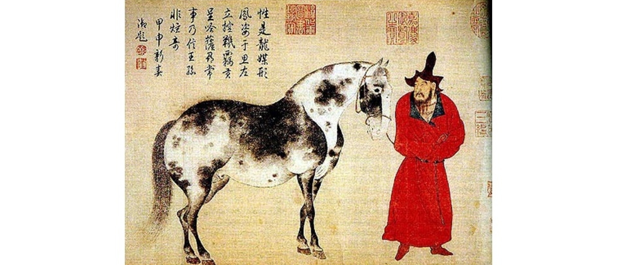 parabel boer en zijn paard
