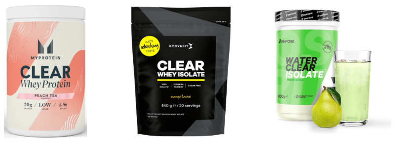 clear whey isolate poeders