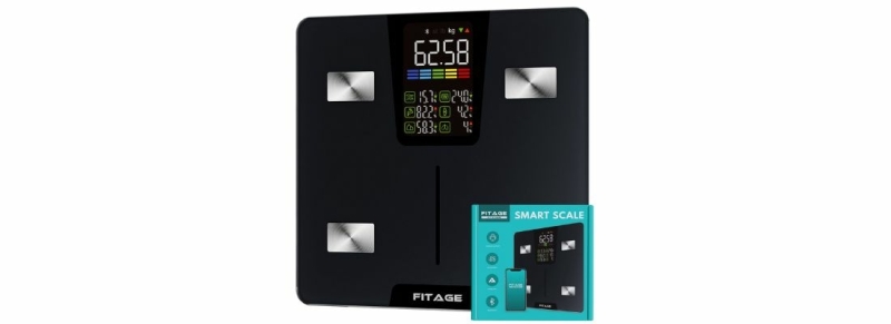 Weegschaal met 17 metingen en app-integratie