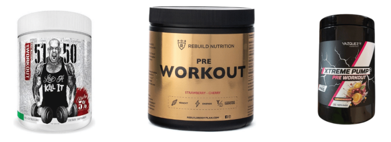 pre workout supplementen