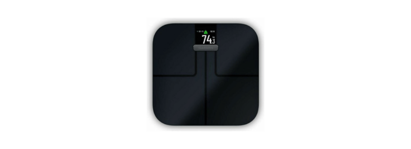 proffesionele weegschaal ondersteunt garmin app