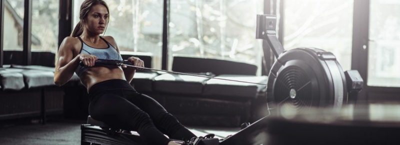 roeitrainer in gebruik roeitrainer in gebruik