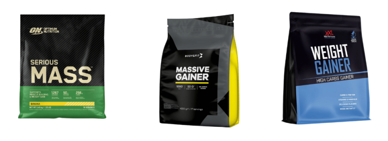 Top 3 weight gainers/mass gainers