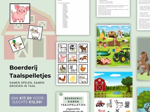 taal stimuleren boerderij