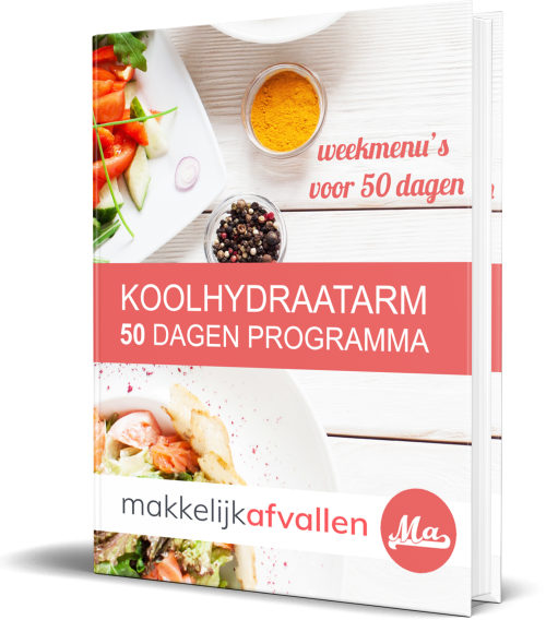 Boek Makkelijk afvallen Koolhydraatarm 50 dagen programma Review (2021) + 81% Korting