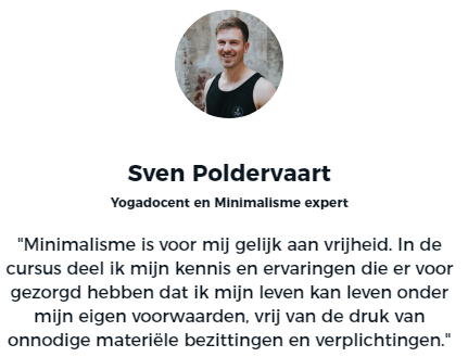 Sven Poldervaart Happy with Yoga Academy