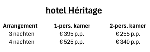 Prijzen HH JustGoo OnTour Cognac