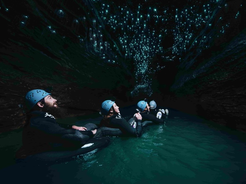 Waitomo Glowworm Caves in Nieuw Zeeland