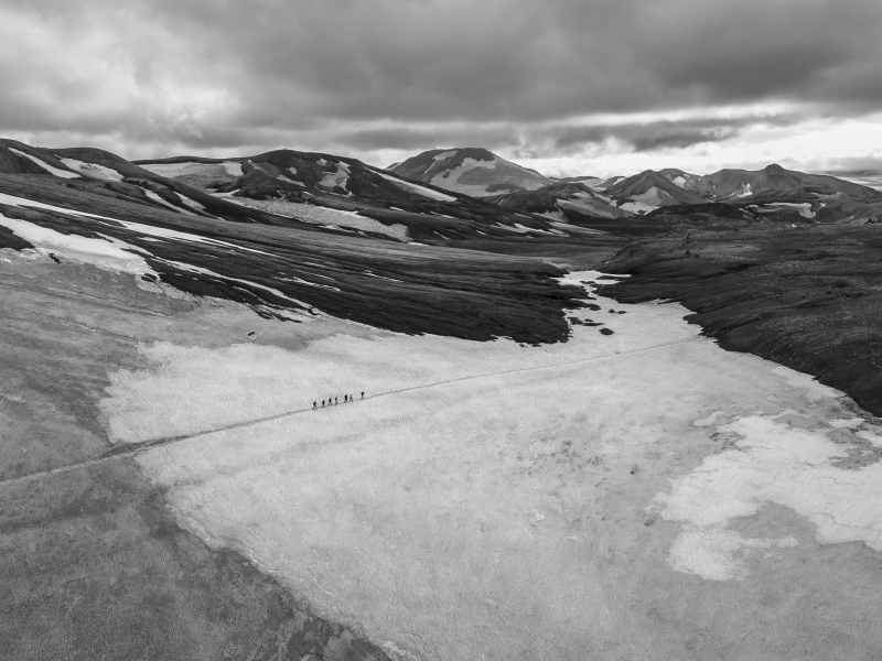 Laugavegur icefield