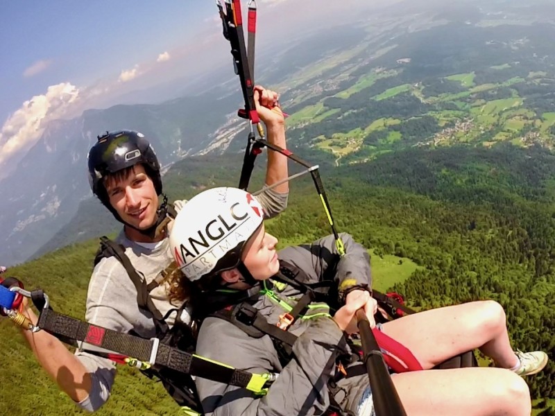 Paragliden in Slovenie