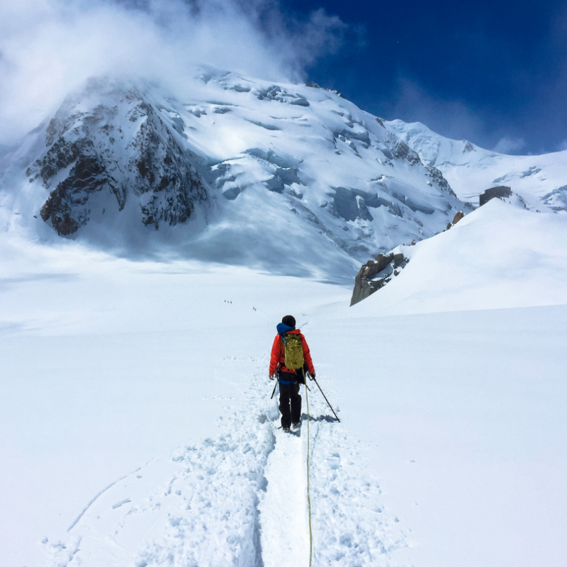 hoe lang duurt het om de Mont Blanc te beklimmen