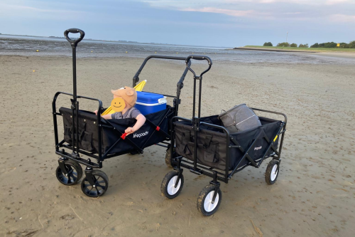 Lifegoods-bolderkar-120-kg-review-echt-getest-ervaring-vergelijking-bolderkar-op-strand