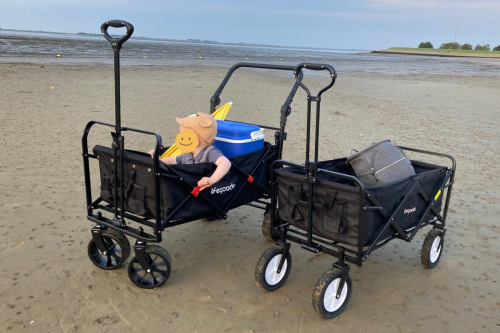 Lifegoods-bolderkar-120-kg-review-echt-getest-ervaring-vergelijking-bolderkar-op-strand