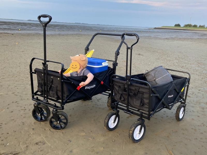 Lifegoods-bolderkar-120-kg-review-echt-getest-ervaring-vergelijking-bolderkar-op-strand