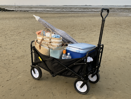 beste-opvouwbare-bolderkar-strand