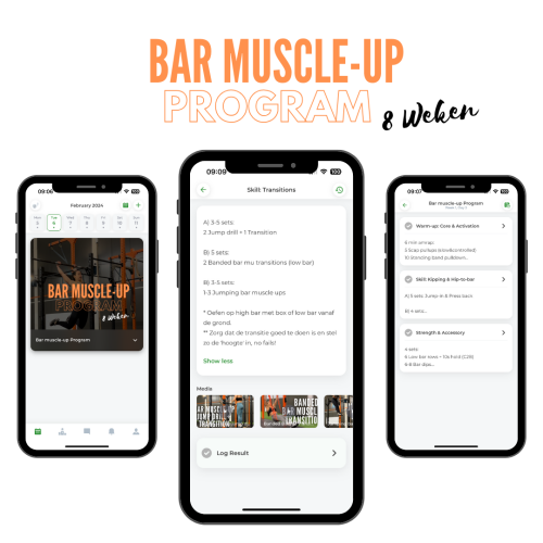 Bar muscle-up Program Mockup