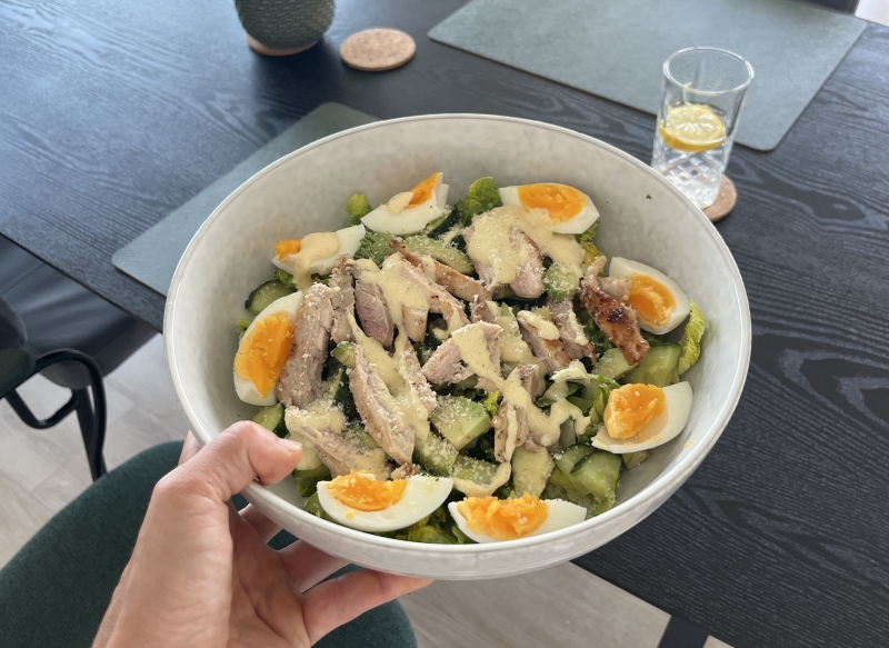 Caesar salad recept