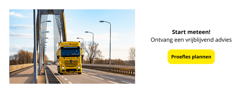 Vrachtwagen rijbewijs kosten