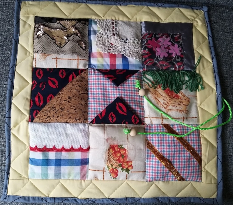 Activity quilt by Lucia Werkerij