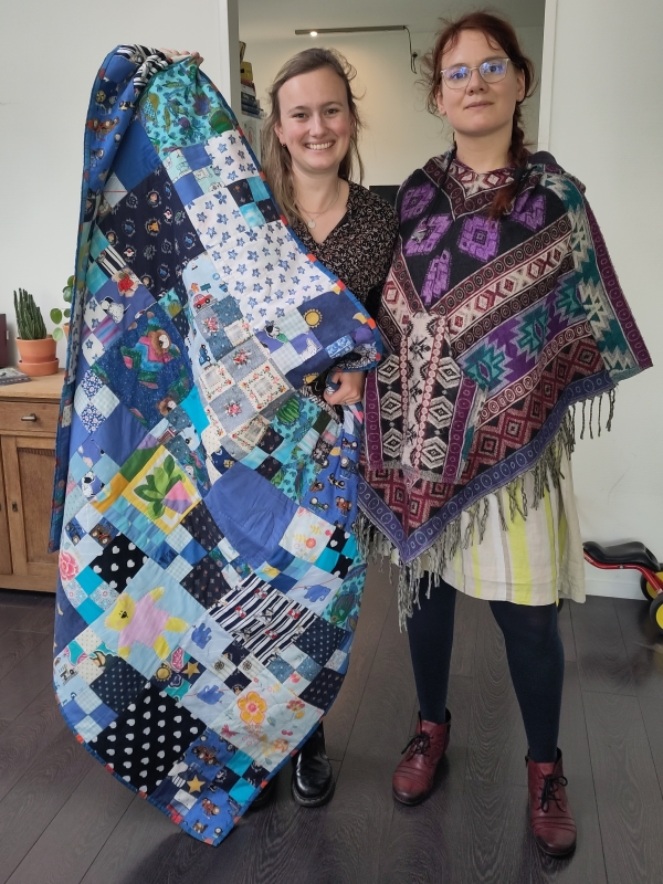 Donation quilt for a young mother