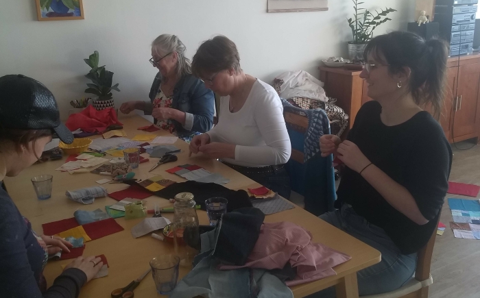 Kick Ass Quilts donation quilt workshop