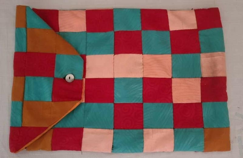 Sustainable Quilting laptop cover