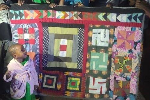 Sustainable Quilting sampler quilt SSPI