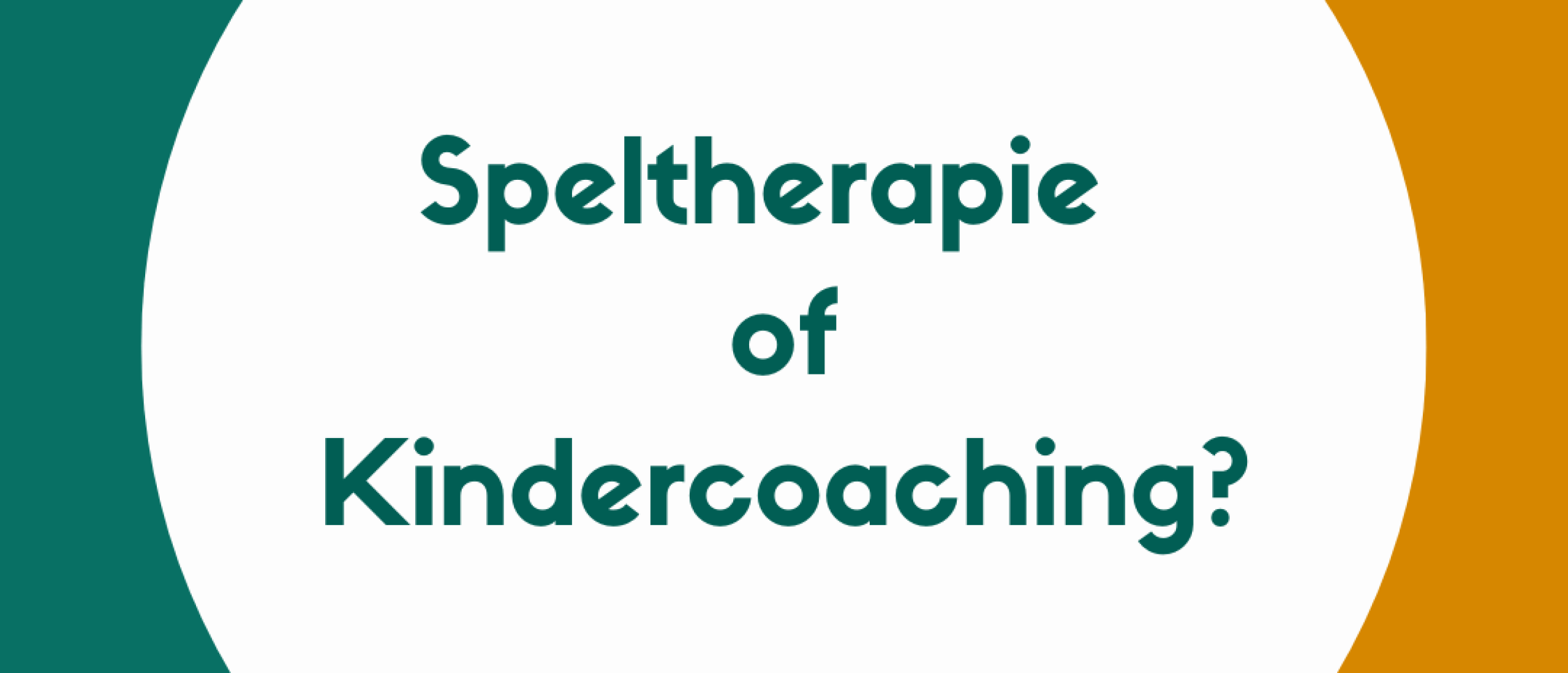 Speltherapie of kindercoaching?