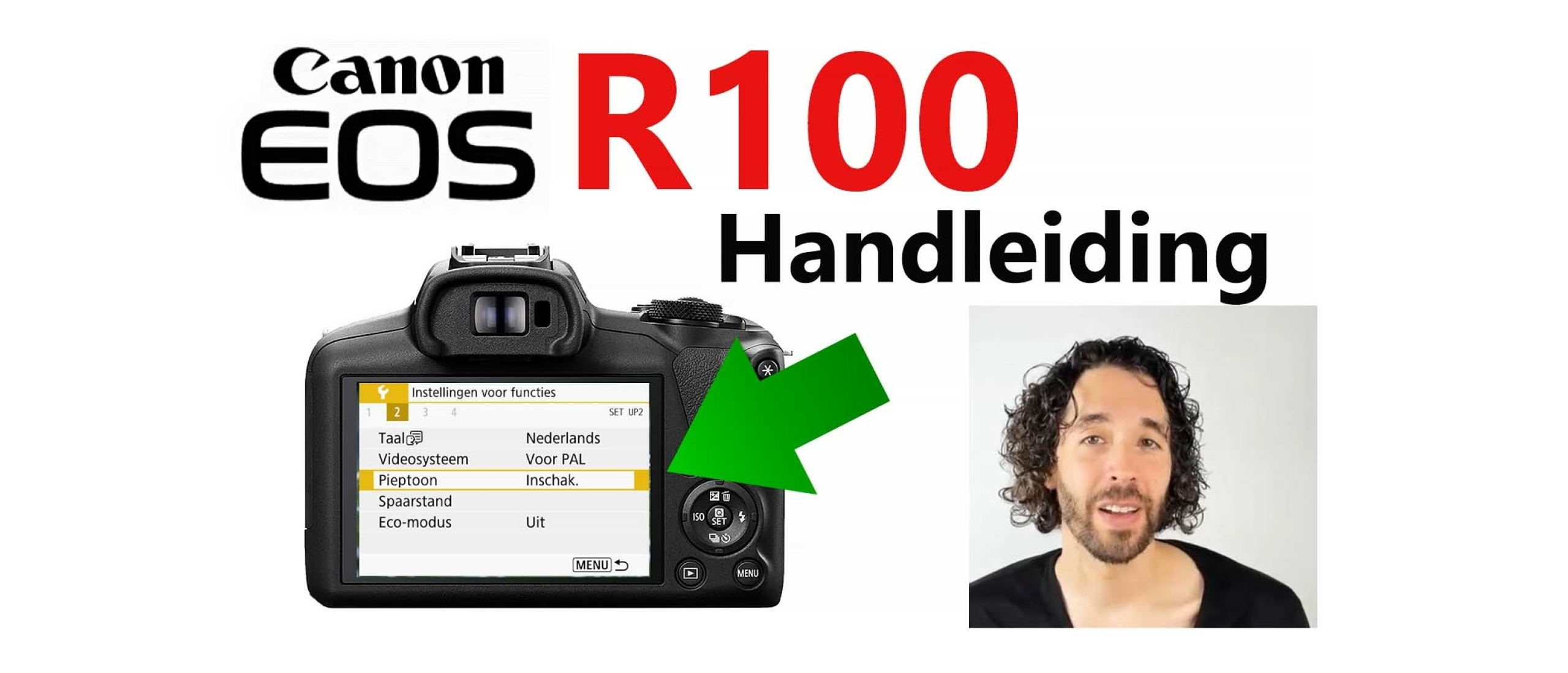 Canon EOS R100 Systeemcamera Handleiding Video: Instellingen, menu, knoppen uitgelegd
