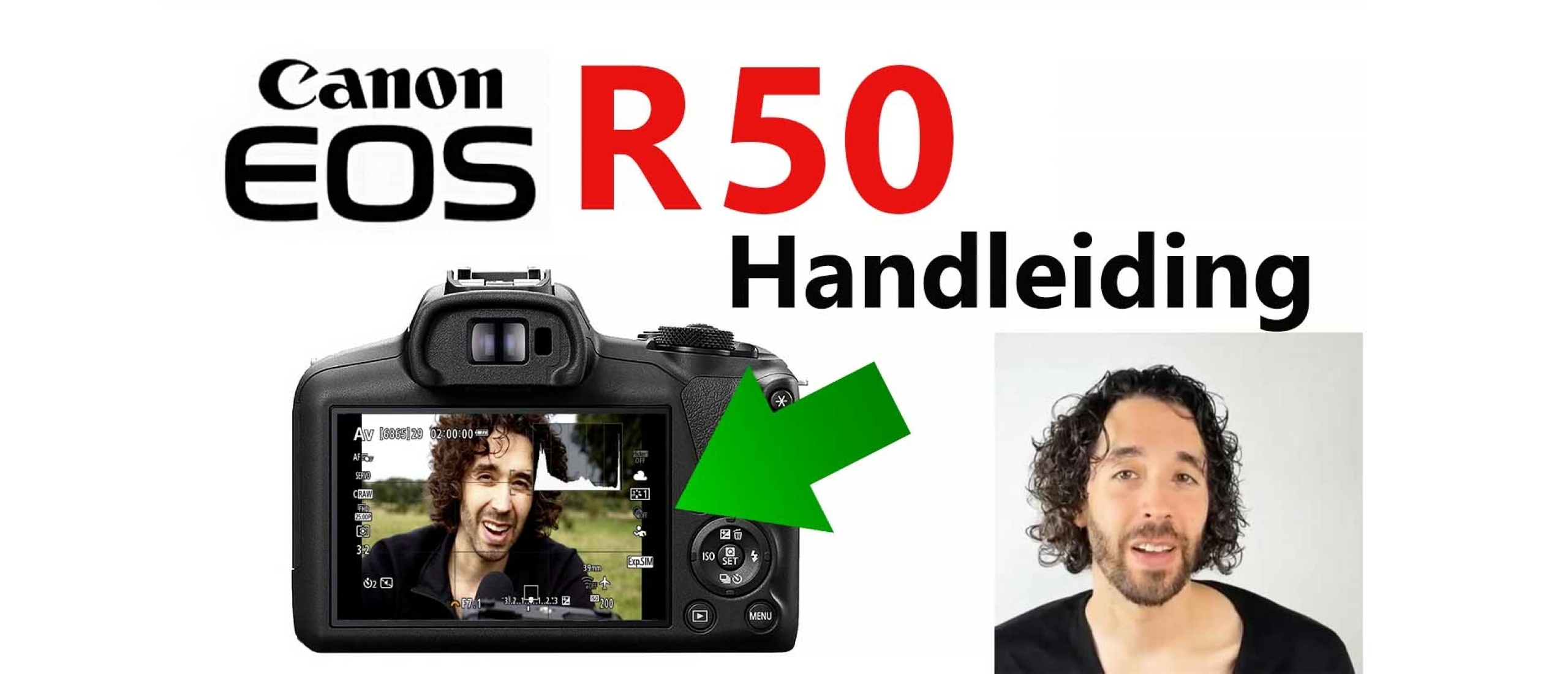 Canon EOS R50 Systeem Camera Handleiding: Functies, knoppen, menu en instellingen uitgelegd