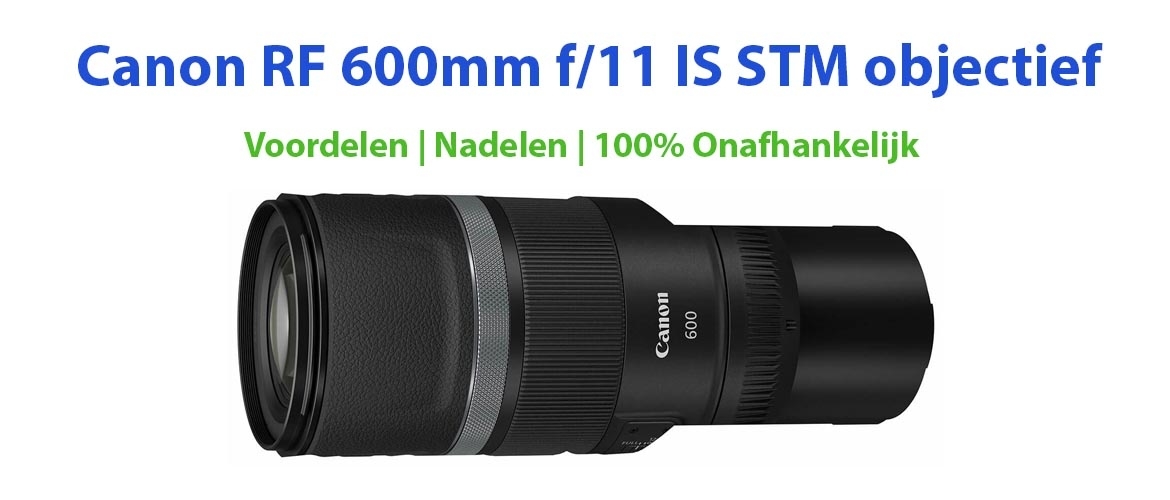 Canon RF 600 mm F/11 IS STM Review | Nadelen & Voordelen