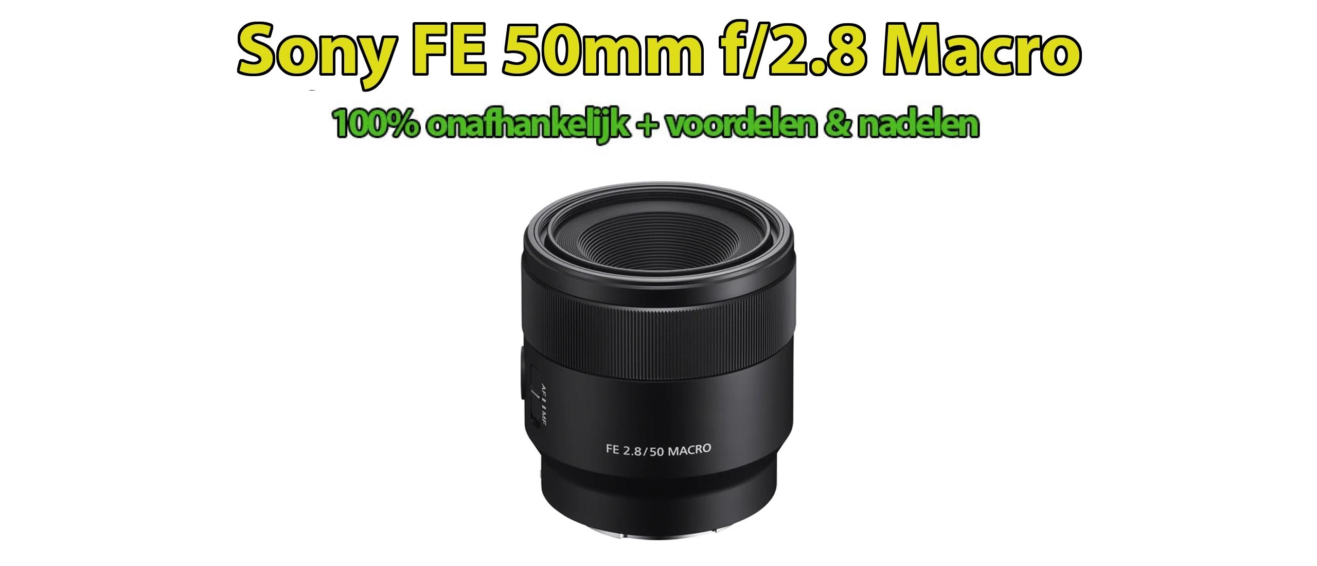 Sony FE 50mm f/2.8 macro review