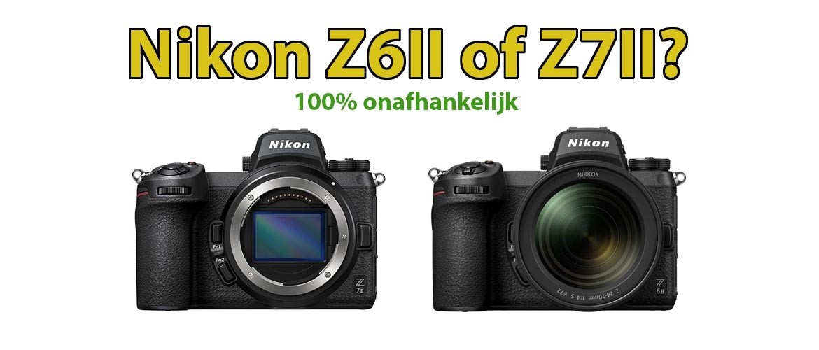 Verschil tussen Nikon Z6 II en Z7 II